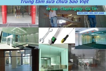 Sửa cửa kính văn phòng