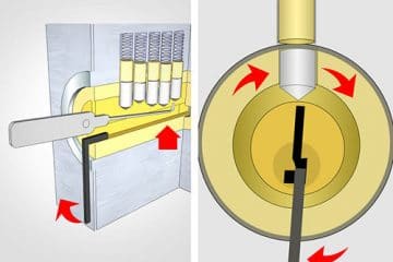 Cách mở khóa cửa kính khi bị mất chìa